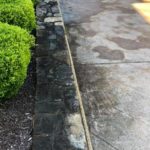 HOA pool before power washing